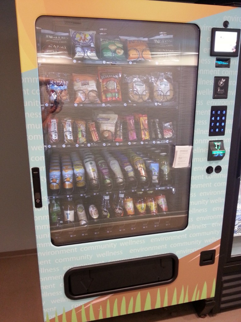 And Now We Have A Special Vending Machine With Healthy Snack Options